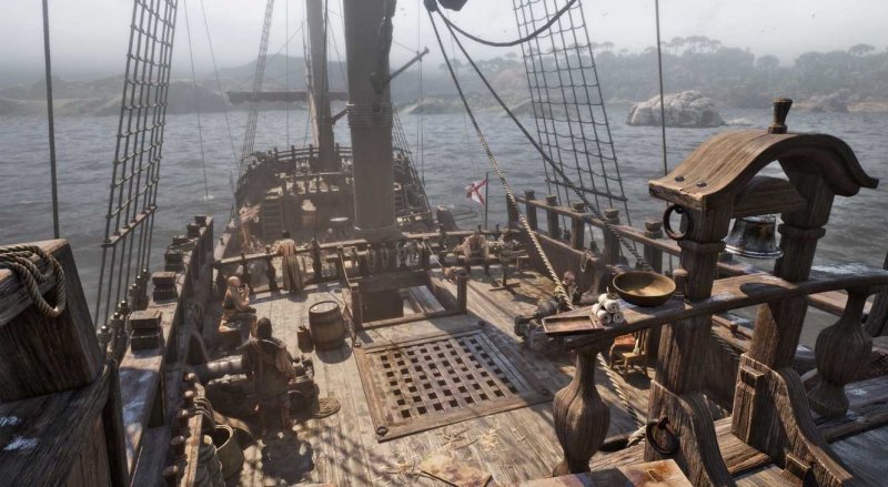 Il galeone funge da hub del gioco e offre nuove possibilità con l'aumento di livello