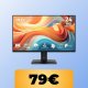 Il monitor MSI da 24" con refresh rate a 144Hz e tempo di risposta di 1ms è al minimo storico su Amazon