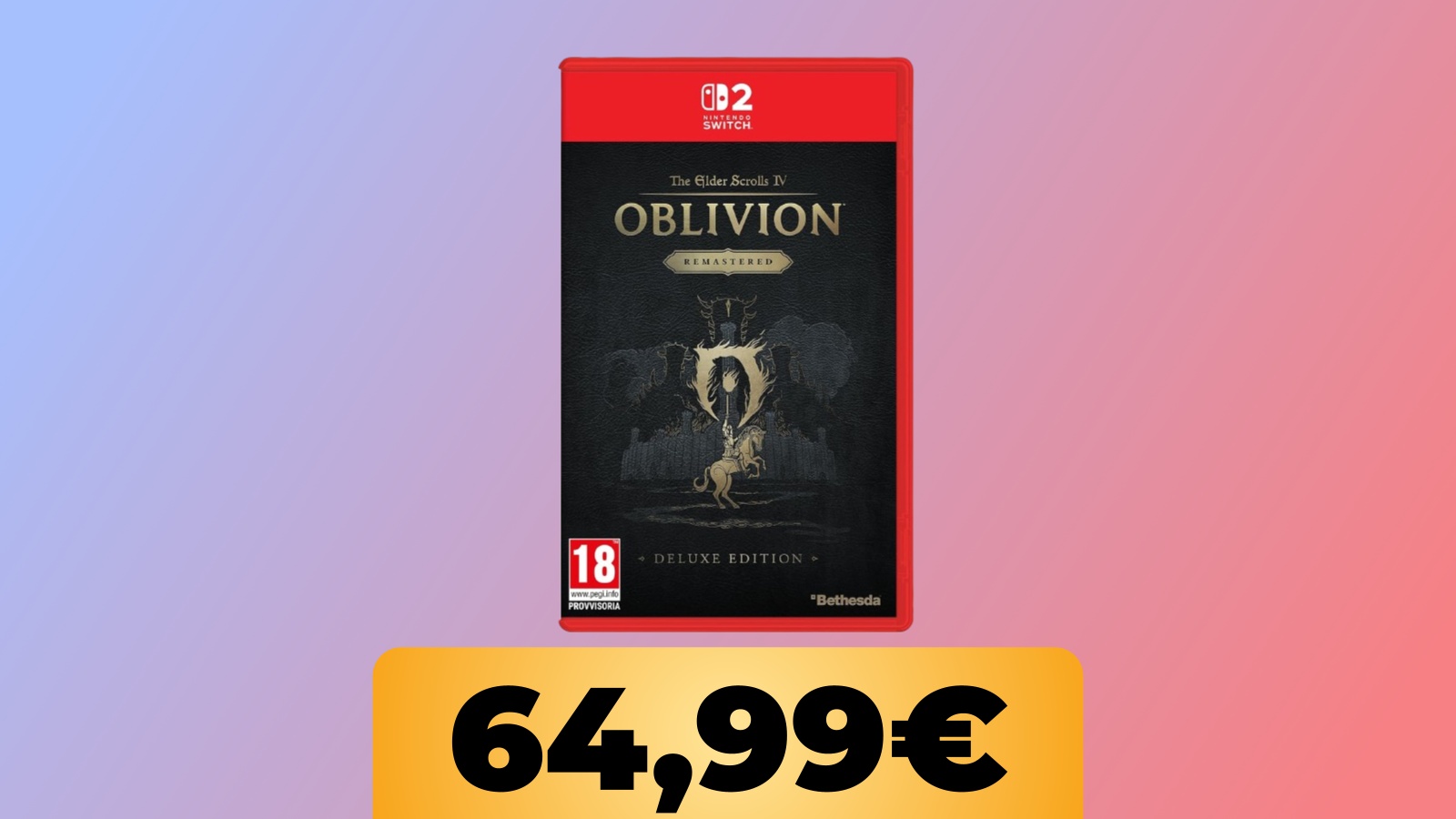 Preordina l'edizione fisica Deluxe di The Elder Scrolls IV: Oblivion Remastered per Nintendo Switch 2