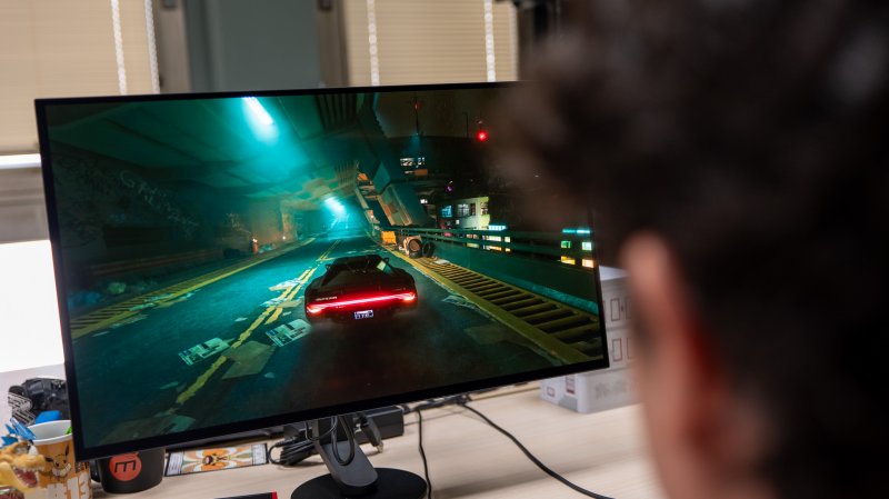La resa dei giochi è molto fluida anche senza scomodare la modalità a 720 Hz