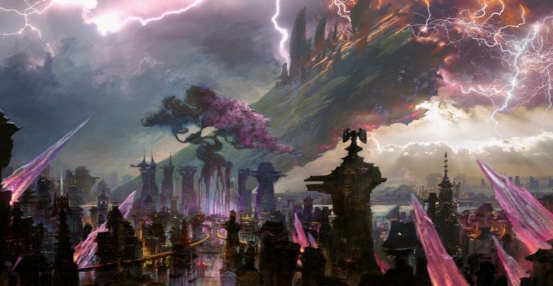 Un artwork di Kamigawa Titanbreach