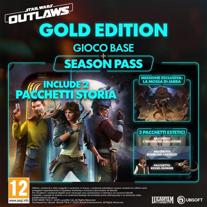 Star Wars Outlaws Gold Edition per Nintendo Switch 2