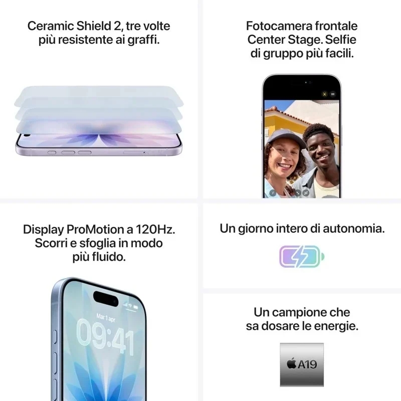 Caratteristiche dell'iPhone 17