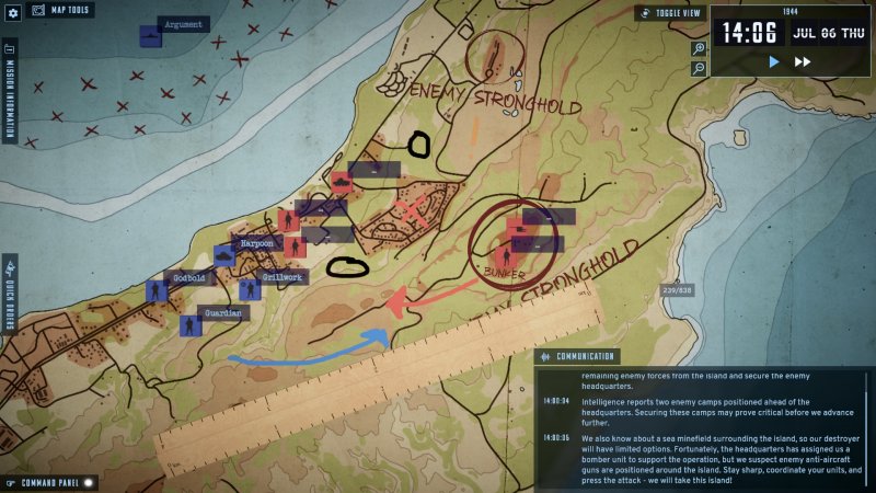 Lo studio delle mappe sarà essenziale per vincere in Radio Commander
