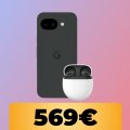 Il bundle con Pixel 10a e Pixel Buds è al minimo storico su Amazon