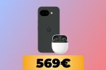 Il bundle con Pixel 10a e Pixel Buds è al minimo storico su Amazon