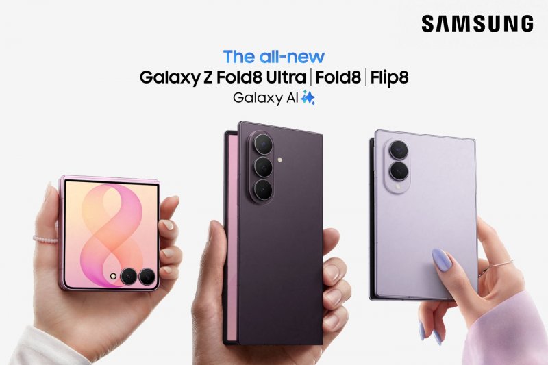 Galaxy Z Flip8, Galaxy Z Fold8 Ultra e Galaxy Z Fold8