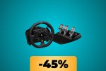 Il volante Logitech G G923 per PC e Xbox è al minimo storico su Amazon