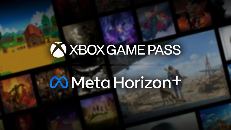 La grafica della collaborazione tra Game Pass e Meta Horizon+