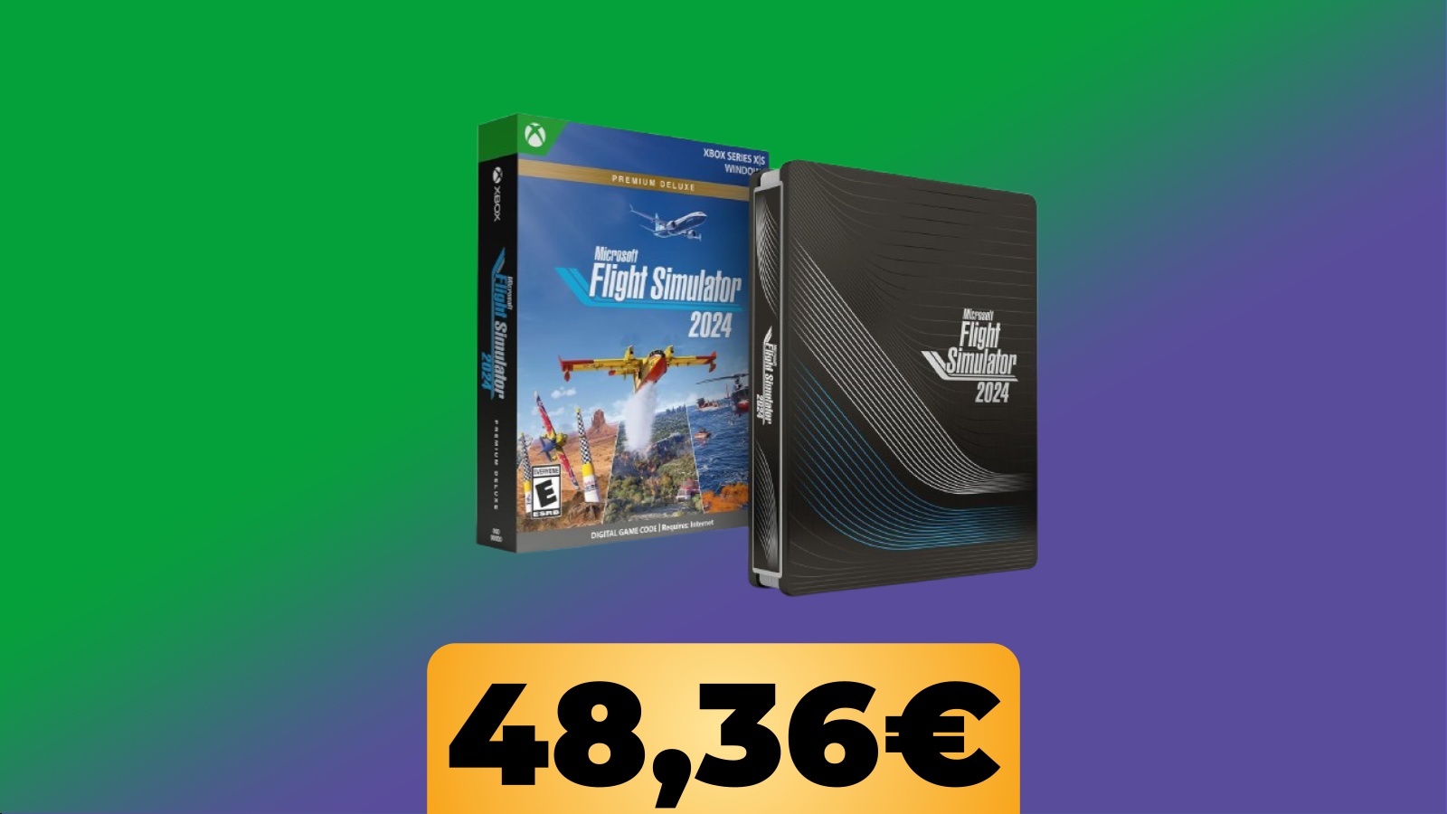 Microsoft Flight Simulator Premium Deluxe Steelbook Edition è al minimo storico