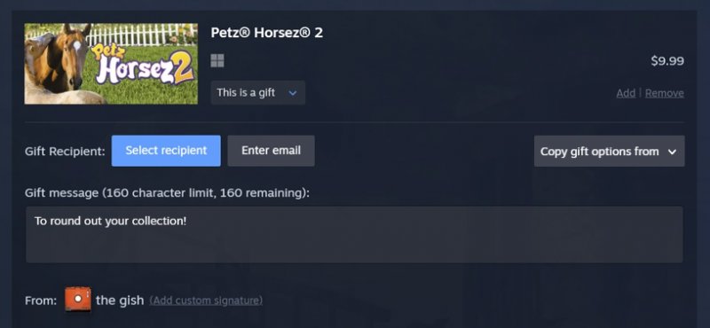 I regali possono essere ora consegnati via email