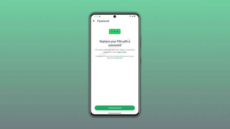 Wa Whatsapp Account Password Two Step Verification Feature Android
