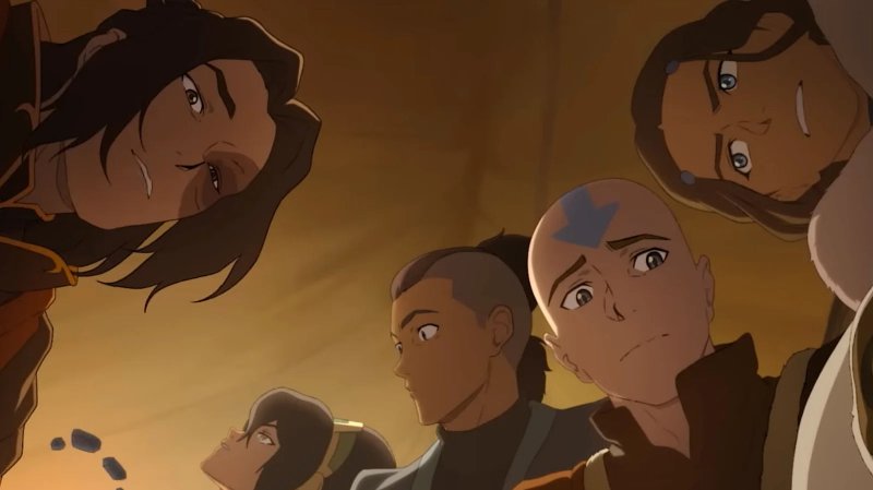 Il Team Avatar riunito in una scena del film