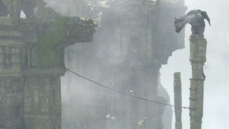 Una sequenza da The Last Guardian