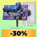 Il monitor KTC da 27' con risoluzione 4K e refresh rate fino a 320 Hz è in offerta al minimo storico