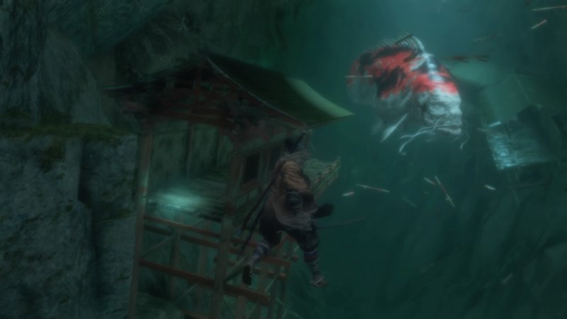 La carpa gigante di Sekiro non lasciava scampo se affrontata sott'acqua