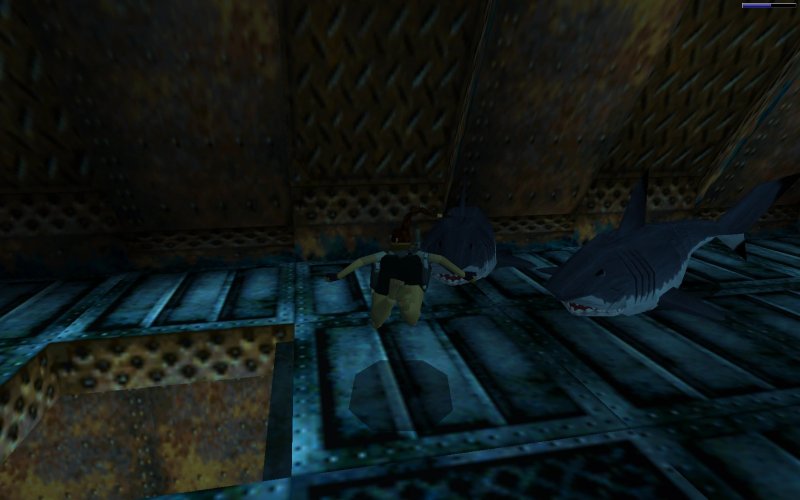 L'angoscia provocata dagli squali e dell'ossigeno in Tomb Raider II era tremenda