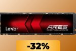 L'SSD interno Lexar da 512GB è in promozione su Amazon: il prezzo cala fino al minimo storico