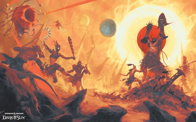 Un artwork di Dark Sun di Tyler Jacobson