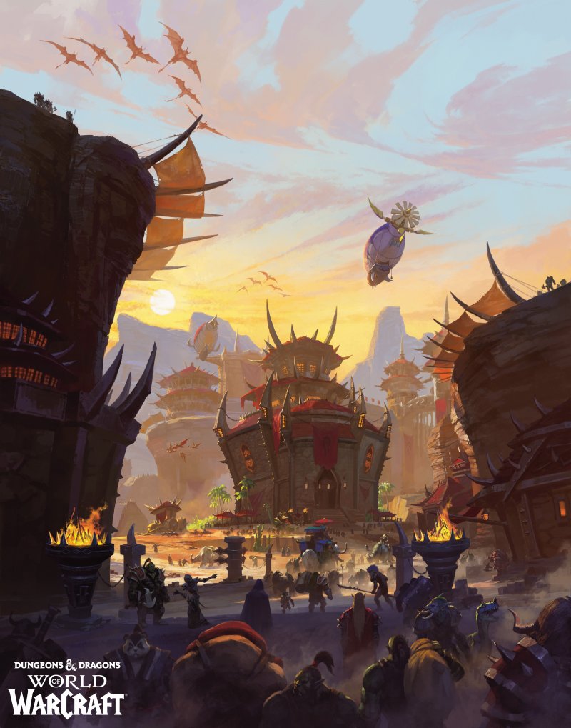 Un artwork del manuale su Orgrimmar