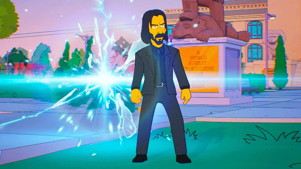 Fortnite: torna Springfield in Reload assieme a John Wick in versione I Simpson