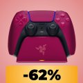 La base di ricarica rapida Razer per controller DualSense è in sconto al 62% su Amazon