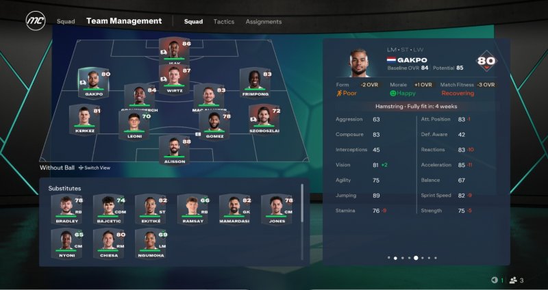Gestire la squadra diventerà un aspetto fondamentale per arrivare al successo