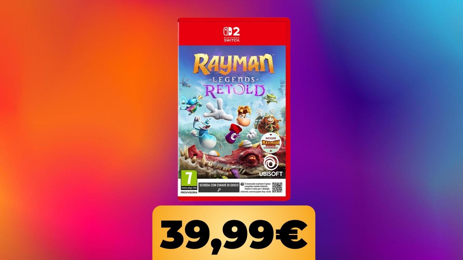 Rayman Legends Retold è disponibile in preordine su PS5 e Nintendo Switch 2