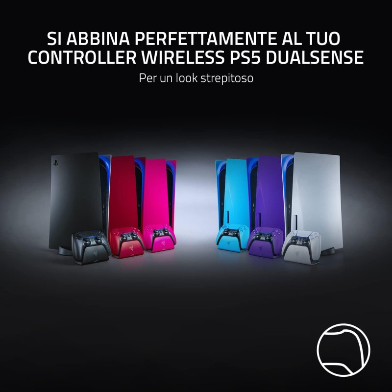 La base di ricarica Razer per DualSense