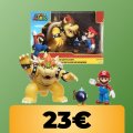 Il set di action figure Mario vs Bowser è al minimo storico su Amazon