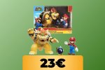 Il set di action figure Mario vs Bowser è al minimo storico su Amazon
