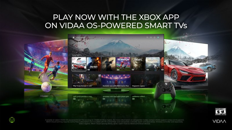 La grafica di Xbox Cloud Gaming su TV Hisense