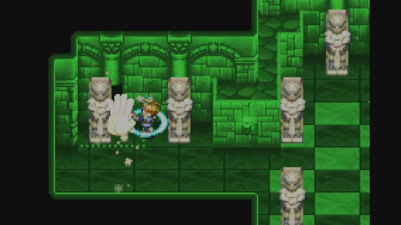 Per risolvere i puzzle nei dungeon di Golden Sun bisogna usare la magia