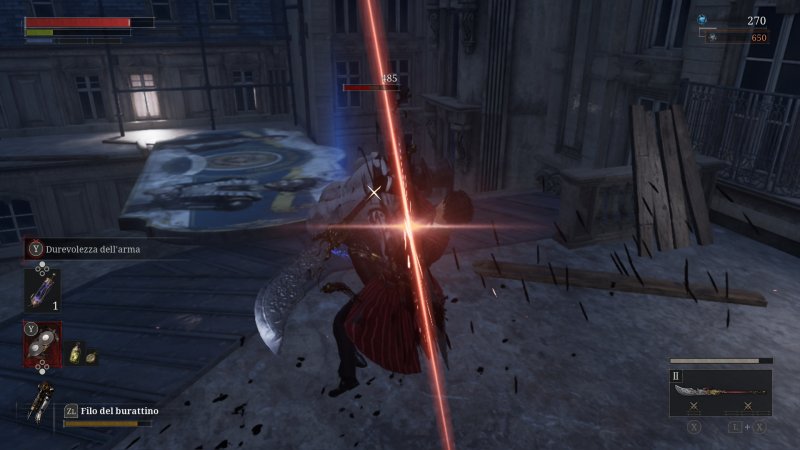 Una sequenza di combattimento in Lies of P