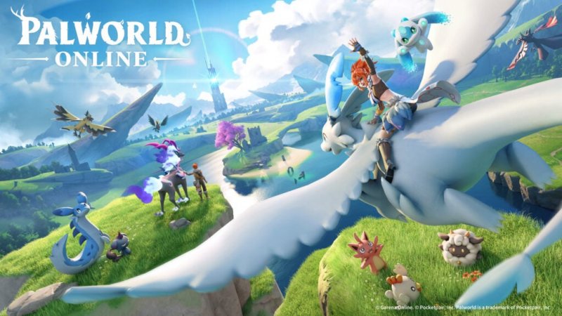 L'immagine ufficiale di Palworld Online