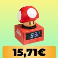 La sveglia digitale Super Mushroom con luce notturna è al minimo storico su Amazon