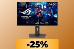 Il monitor da gaming ASUS ROG è in promozione su Amazon: refresh rate fino a 380Hz e risoluzione FullHD