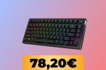 La tastiera HyperX Alloy Rise 75 è al minimo storico su Amazon: fino a 80 ore di gioco senza interruzioni