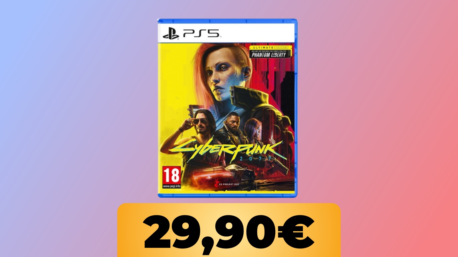 Nuovo minimo storico per Cyberpunk 2077 Ultimate Edition: costa meno di 30 €