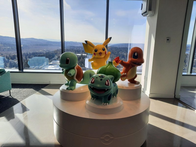 L'interno degli uffici di The Pokémon Company a Bellevue