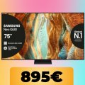 Goditi gameplay fluidi con il televisore Samsung Vision AI da 75' al minimo storico