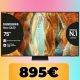 Goditi gameplay fluidi con il televisore Samsung Vision AI da 75" al minimo storico
