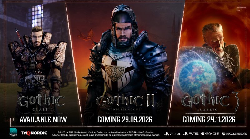 I tre Gothic classici arrivano tutti su console