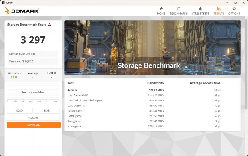 Samsung Ssd 990 Benchmark Score 3D Mark 2