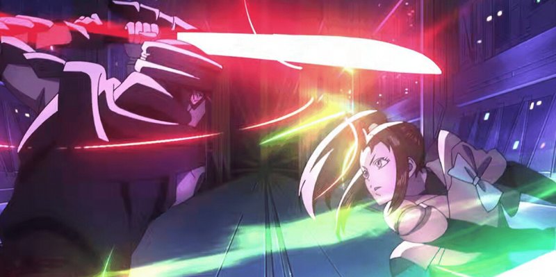 I duelli con le spade laser animati da Production I.G sono fantastici