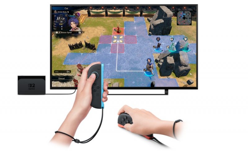 Un esempio della modalità mouse in Fire Emblem: Fortune's Weave
