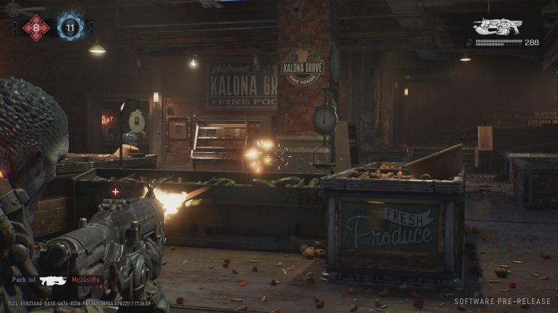 Una scarica di Lancer in Gears of War: E-Day