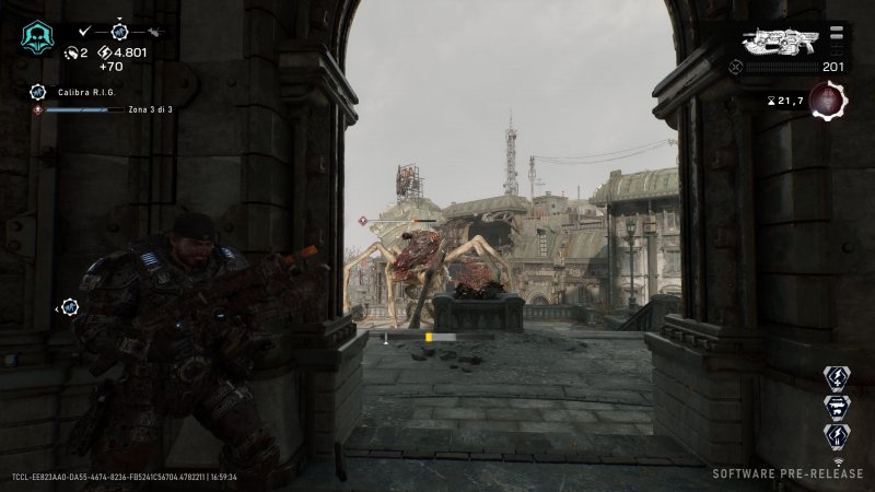 C'è un grosso mostro che ci aspetta in questa immagine di Gears of War: E-Day