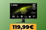 Il monitor curvo MSI MAG FHD da 27" e 250 Hz è al minimo storico su Amazon