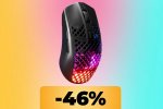 Il mouse SteelSeries Aerox 3 è in sconto su Amazon: ultraleggero e con un'autonomia impressionante